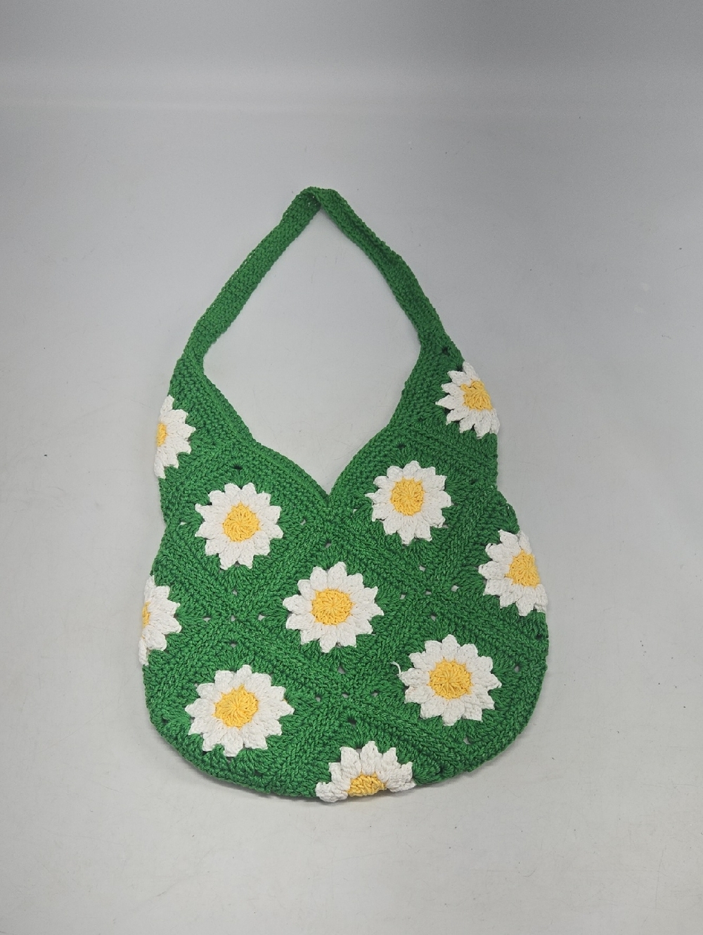 NEW Handmade Daisy Crochet Shoulder Bag